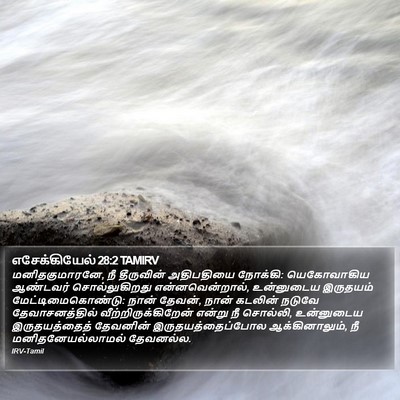 எசேக்கியேல் 28:2 TAMIRV Bible Verse Image