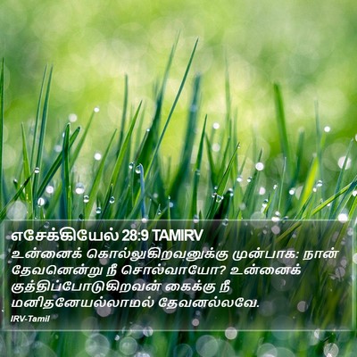 எசேக்கியேல் 28:9 TAMIRV Bible Verse Image