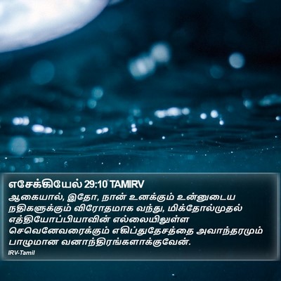 எசேக்கியேல் 29:10 TAMIRV Bible Verse Image