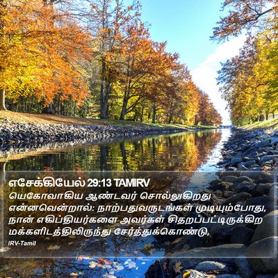 எசேக்கியேல் 29:13 TAMIRV Bible Verse Image