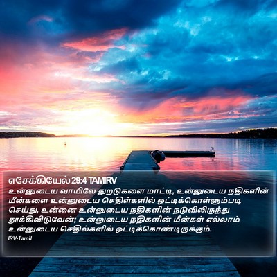 எசேக்கியேல் 29:4 TAMIRV Bible Verse Image