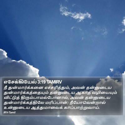 எசேக்கியேல் 3:19 TAMIRV Bible Verse Image