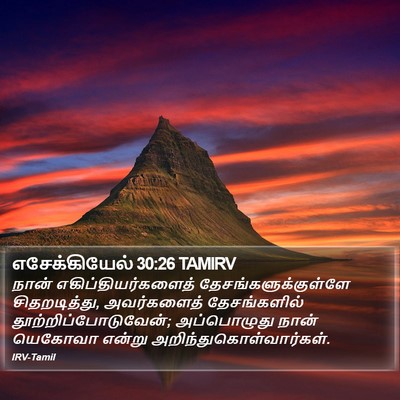 எசேக்கியேல் 30:26 TAMIRV Bible Verse Image