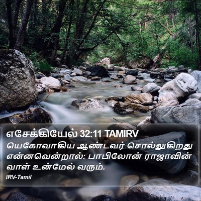 எசேக்கியேல் 32:11 TAMIRV Bible Verse Image