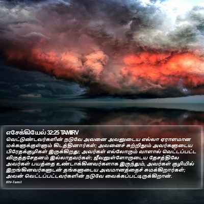 எசேக்கியேல் 32:25 TAMIRV Bible Verse Image