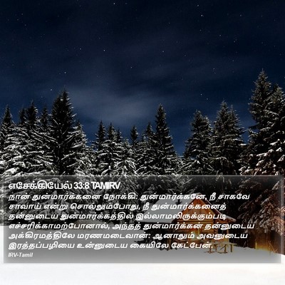 எசேக்கியேல் 33:8 TAMIRV Bible Verse Image
