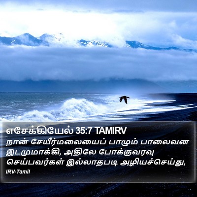 எசேக்கியேல் 35:7 TAMIRV Bible Verse Image