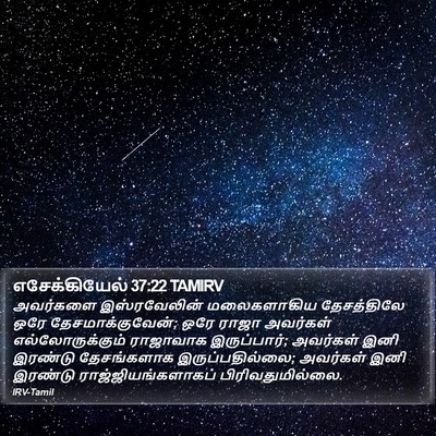 எசேக்கியேல் 37:22 TAMIRV Bible Verse Image
