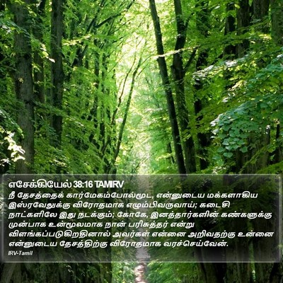 எசேக்கியேல் 38:16 TAMIRV Bible Verse Image