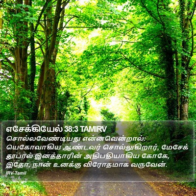 எசேக்கியேல் 38:3 TAMIRV Bible Verse Image