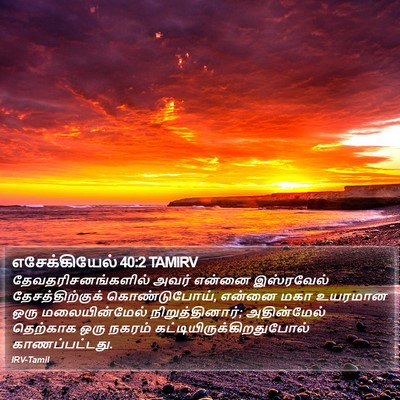 எசேக்கியேல் 40:2 TAMIRV Bible Verse Image