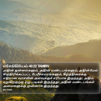 எசேக்கியேல் 40:22 TAMIRV Bible Verse Image