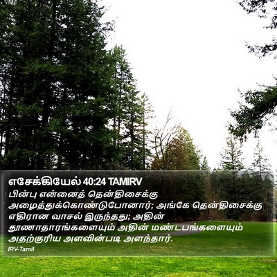 எசேக்கியேல் 40:24 TAMIRV Bible Verse Image
