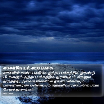 எசேக்கியேல் 40:39 TAMIRV Bible Verse Image