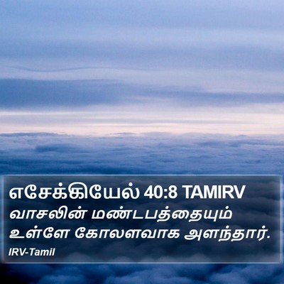 எசேக்கியேல் 40:8 TAMIRV Bible Verse Image