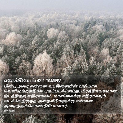 எசேக்கியேல் 42:1 TAMIRV Bible Verse Image