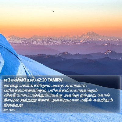 எசேக்கியேல் 42:20 TAMIRV Bible Verse Image