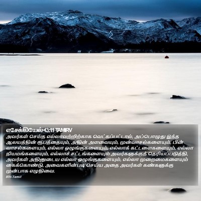 எசேக்கியேல் 43:11 TAMIRV Bible Verse Image