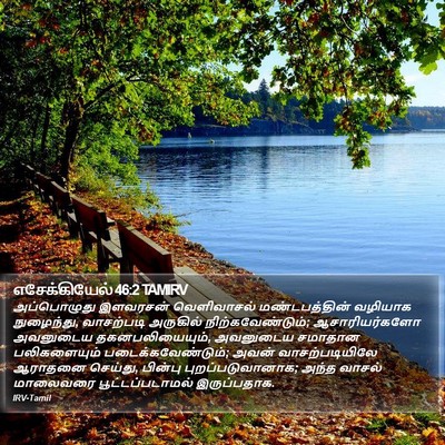 எசேக்கியேல் 46:2 TAMIRV Bible Verse Image
