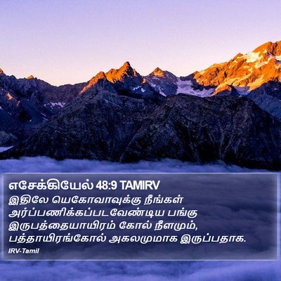எசேக்கியேல் 48:9 TAMIRV Bible Verse Image