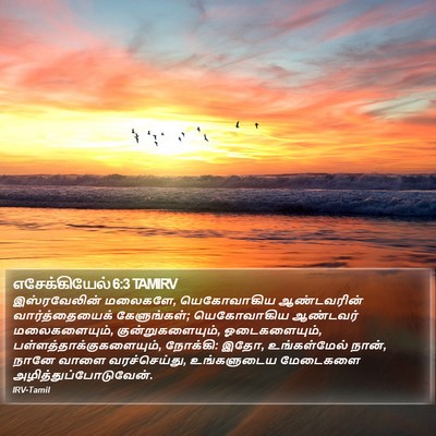 எசேக்கியேல் 6:3 TAMIRV Bible Verse Image