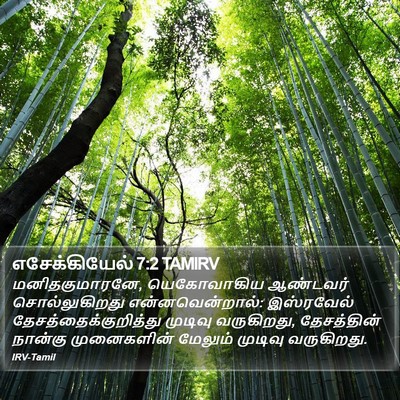 எசேக்கியேல் 7:2 TAMIRV Bible Verse Image