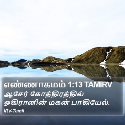 எண்ணாகமம் 1:13 TAMIRV Bible Verse Image