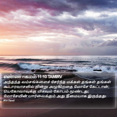 எண்ணாகமம் 11:10 TAMIRV Bible Verse Image