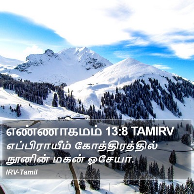எண்ணாகமம் 13:8 TAMIRV Bible Verse Image