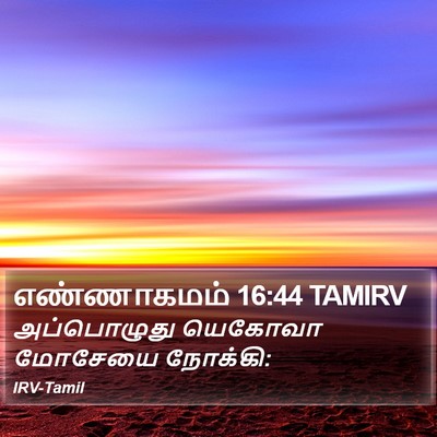 எண்ணாகமம் 16:44 TAMIRV Bible Verse Image