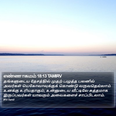 எண்ணாகமம் 18:13 TAMIRV Bible Verse Image