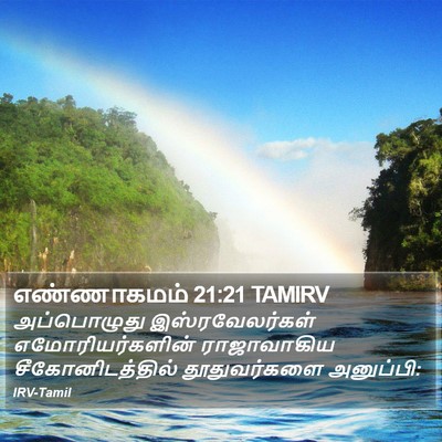 எண்ணாகமம் 21:21 TAMIRV Bible Verse Image