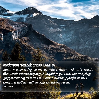 எண்ணாகமம் 21:30 TAMIRV Bible Verse Image