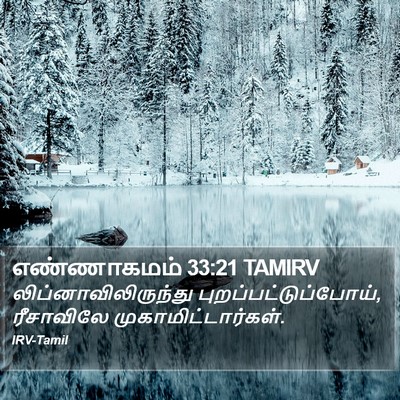 எண்ணாகமம் 33:21 TAMIRV Bible Verse Image