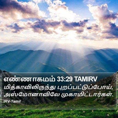 எண்ணாகமம் 33:29 TAMIRV Bible Verse Image