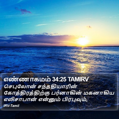 எண்ணாகமம் 34:25 TAMIRV Bible Verse Image