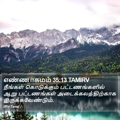 எண்ணாகமம் 35:13 TAMIRV Bible Verse Image