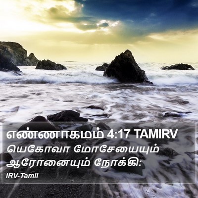 எண்ணாகமம் 4:17 TAMIRV Bible Verse Image
