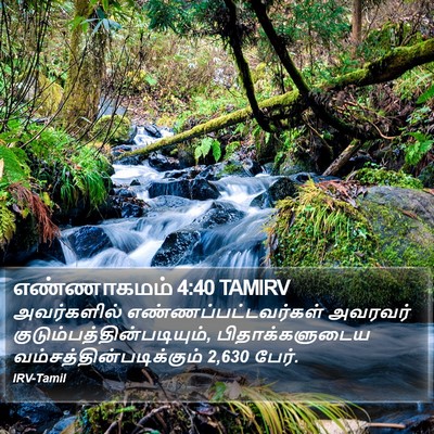 எண்ணாகமம் 4:40 TAMIRV Bible Verse Image