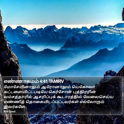எண்ணாகமம் 4:41 TAMIRV Bible Verse Image