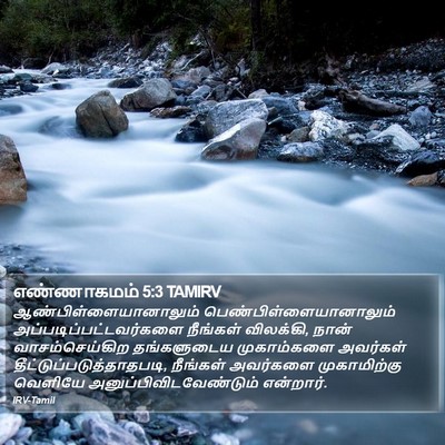 எண்ணாகமம் 5:3 TAMIRV Bible Verse Image