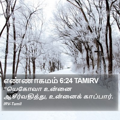 எண்ணாகமம் 6:24 TAMIRV Bible Verse Image