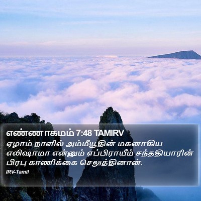 எண்ணாகமம் 7:48 TAMIRV Bible Verse Image