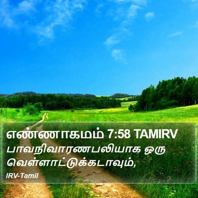 எண்ணாகமம் 7:58 TAMIRV Bible Verse Image