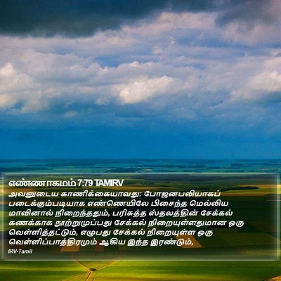 எண்ணாகமம் 7:79 TAMIRV Bible Verse Image