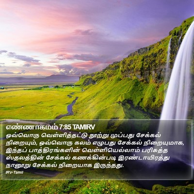 எண்ணாகமம் 7:85 TAMIRV Bible Verse Image