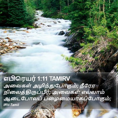 எபிரெயர் 1:11 TAMIRV Bible Verse Image
