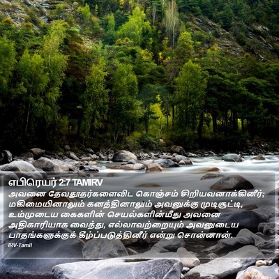 எபிரெயர் 2:7 TAMIRV Bible Verse Image