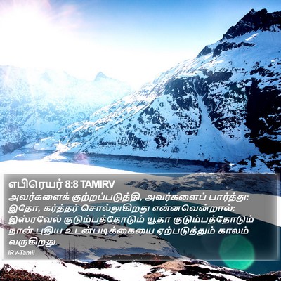 எபிரெயர் 8:8 TAMIRV Bible Verse Image