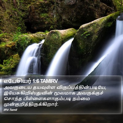 எபேசியர் 1:6 TAMIRV Bible Verse Image